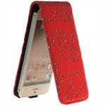 Diamond Bling Etui til iPhone 5 (Rød)